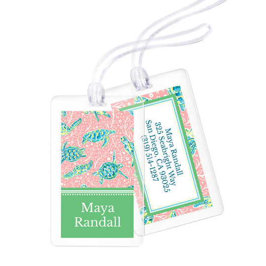 Sea Turtle Luggage Tags